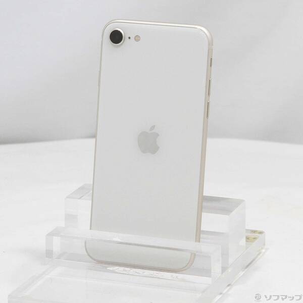 【中古】Apple(アップル) iPhone SE 第3世代 64GB スターライト MMYD3J／A SIMフリー 【348-ud】