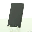 【中古】SONY(ソニー) WALKMAN A100シリーズ メモリ16GB+microSD ブラック NW-A105HN B 【344-ud】