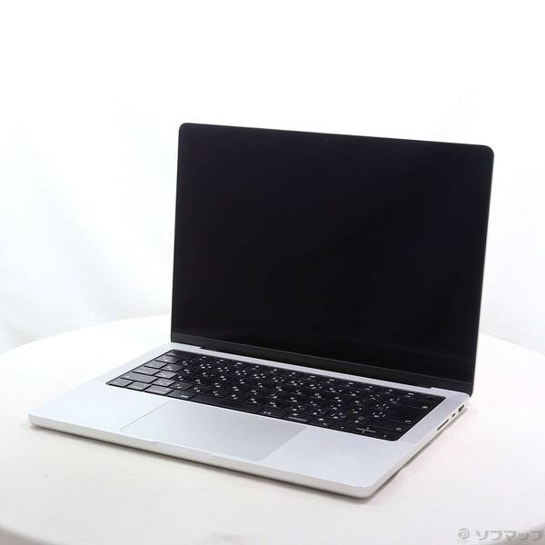 【中古】Apple(アップル) MacBook Pro 14.2-inch Late-2021 MKGR3J／A Apple M1 Pro 8コアCPU_14コアGPU 16GB SSD512GB シルバー 〔15.6 Sequoia〕 【258-ud】