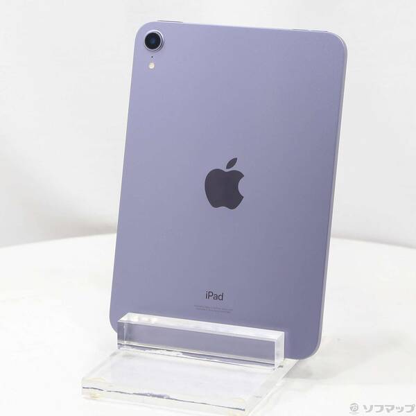 【中古】Apple(アップル) iPad mini 第6世代 64GB パープル MK7R3J／A Wi-Fi 【371-ud】