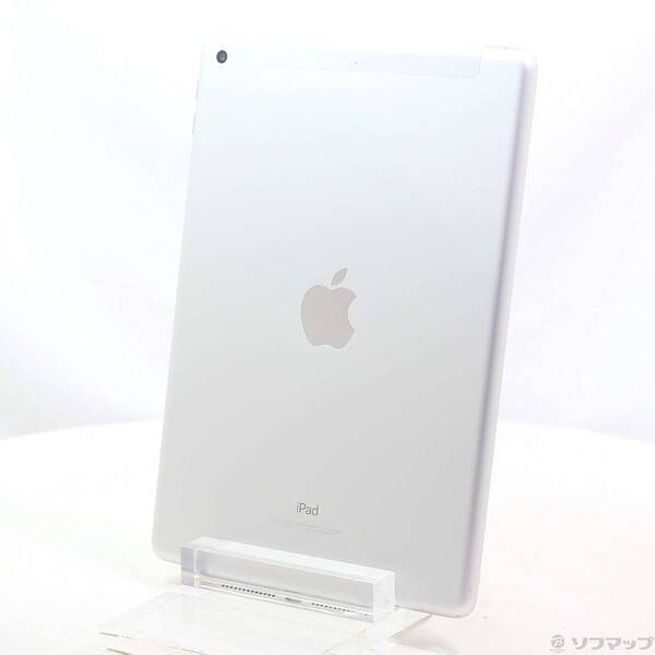 【中古】Apple(アップル) iPad 第6世代 128GB シルバー MR732J／A SoftBank 【258-ud】
