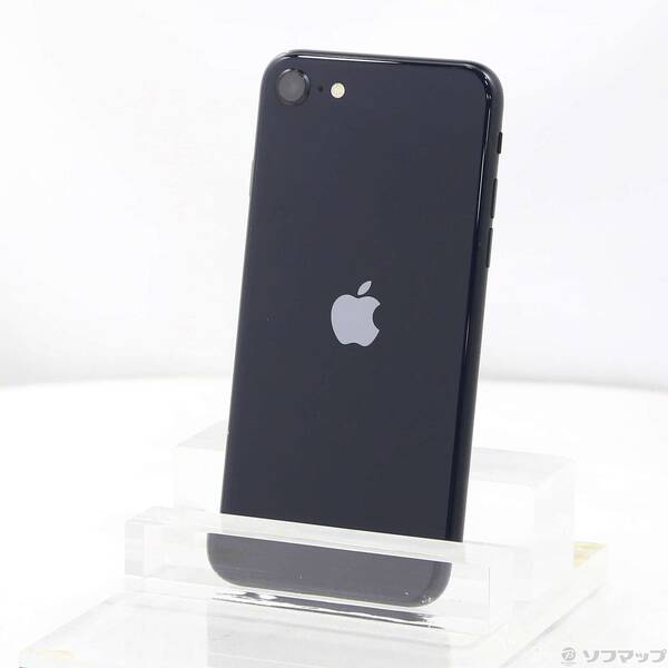 【中古】Apple(アップル) iPhone SE 第3世代 64GB ミッドナイト MMYC3J／A SIMフリー 【262-ud】