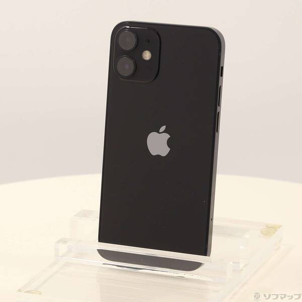 【中古】Apple(アップル) iPhone12 mini 128GB ブラック MGDJ3J/A SIMフリー 【262-ud】