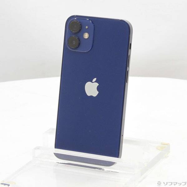 【中古】Apple(アップル) iPhone12 mini 128GB ブルー MGDP3J／A SIMフリー 【295-ud】