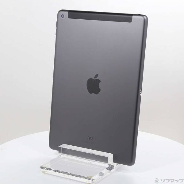 【中古】Apple(アップル) iPad 第7世代 128GB スペースグレイ MW6E2J／A auロック解除SIMフリー 【258-ud】