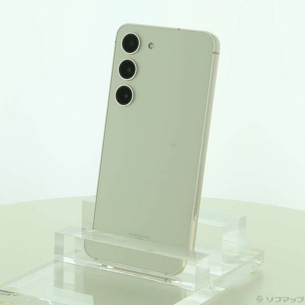 【中古】SAMSUNG(サムスン) Galaxy S23 256GB クリーム SCG19 au SIMフリー 【262-ud】