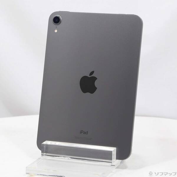 【中古】Apple(アップル) iPad mini 第6世代 64GB スペースグレイ MK7M3J／A Wi-Fi 【348-ud】