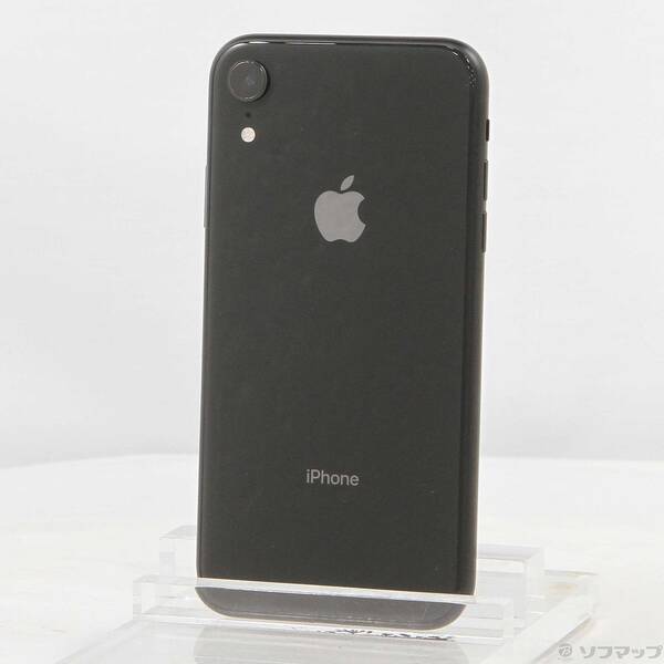 【中古】Apple(アップル) iPhoneXR 128GB ブラック MT0G2J／A SIMフリー 【262-ud】