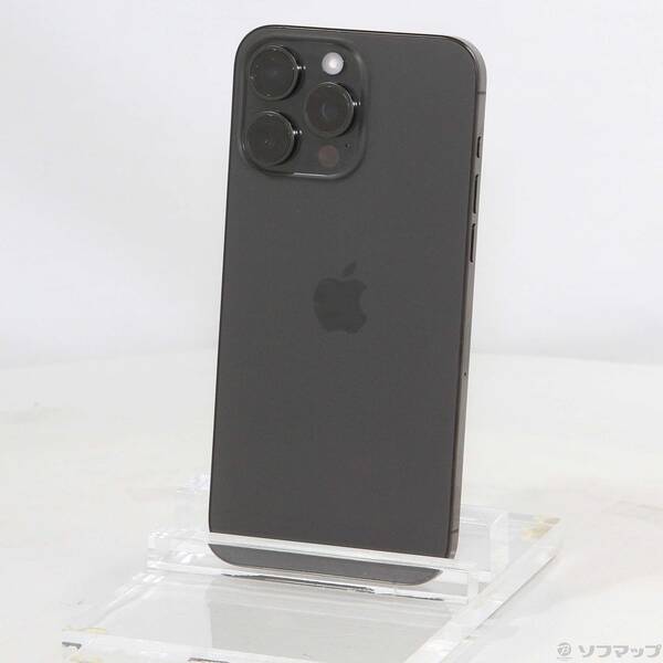 【中古】Apple(アップル) iPhone15 Pro Max 256GB ブラックチタニウム MU6P3J／A SIMフリー 【349-ud】