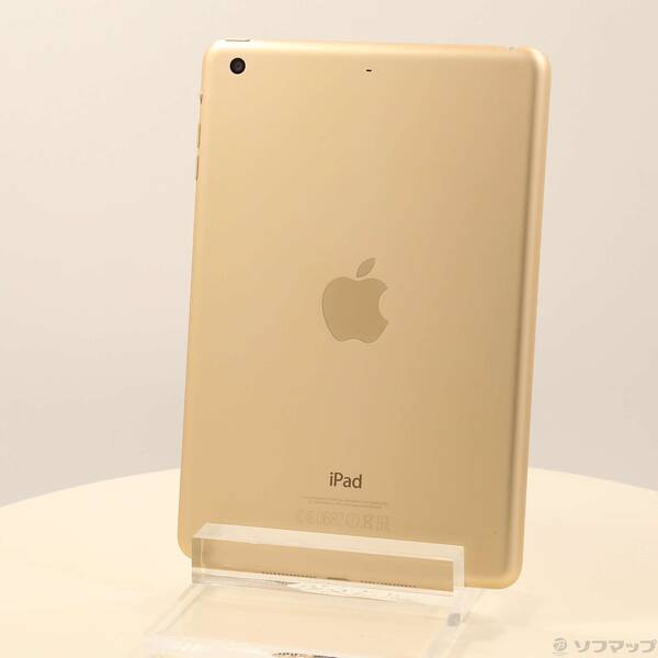 【中古】Apple(アップル) iPad mini 3 64GB ゴールド MGY92FD／A Wi-Fi 【344-ud】