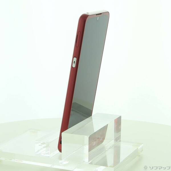 【中古】SHARP(シャープ) シンプルスマホ6 64GB ルビーレッド SHSHZ3 Softbank SIMフリー 〔ネットワーク利用制限▲〕 【344-ud】