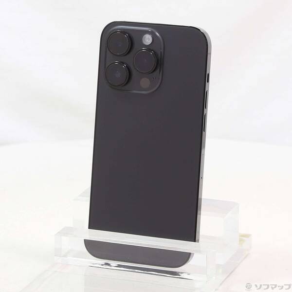 【中古】Apple(アップル) iPhone14 Pro 256GB スペースブラック MQ0Q3J／A SIMフリー 【198-ud】