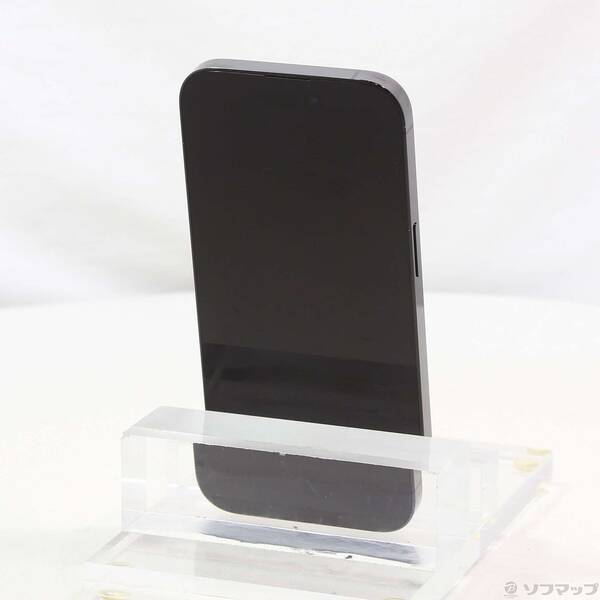 【中古】Apple(アップル) iPhone14 Pro 256GB スペースブラック MQ0Q3J／A SIMフリー 【198-ud】