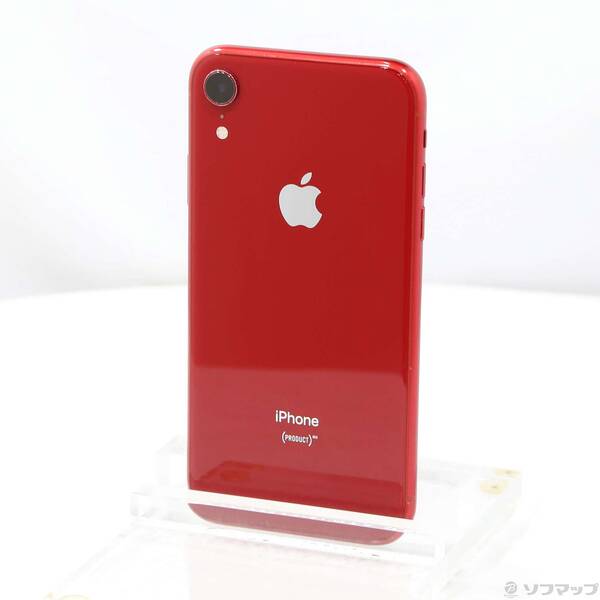 【中古】Apple(アップル) iPhoneXR 64GB プロダクトレッド MT062J／A SIMフリー 【349-ud】