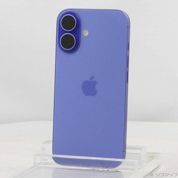 【中古】Apple(アップル) iPhone16 128GB ウルトラマリン MYDU3J／A SIMフリー 【344-ud】