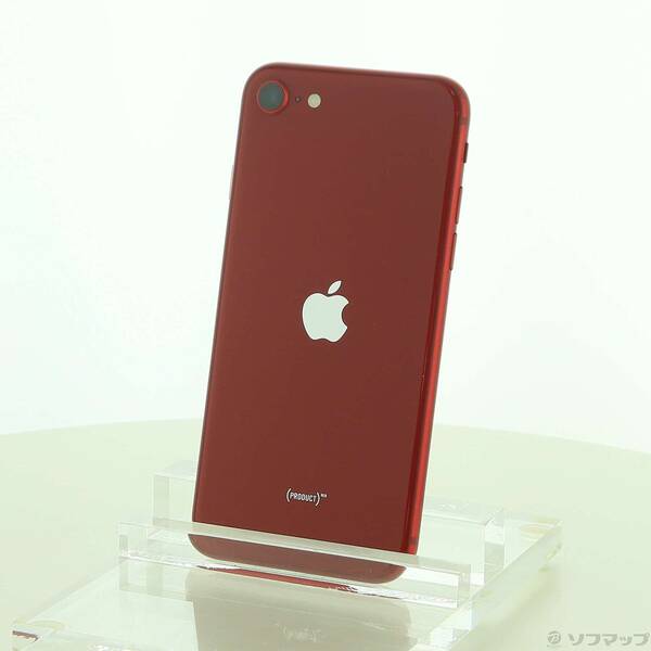 【中古】Apple(アップル) iPhone SE 第3世代 64GB プロダクトレッド MMYE3J／A SIMフリー 【349-ud】