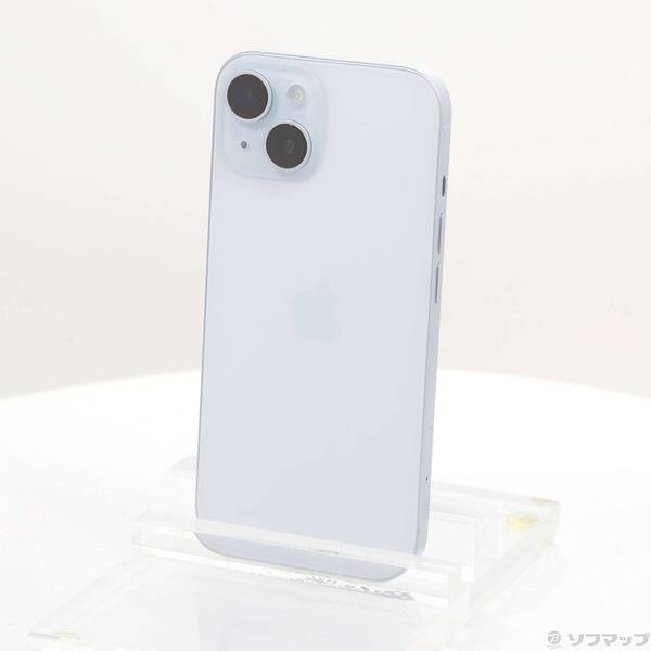 【中古】Apple(アップル) iPhone15 128GB ブルー MTML3J／A SIMフリー 【377-ud】
