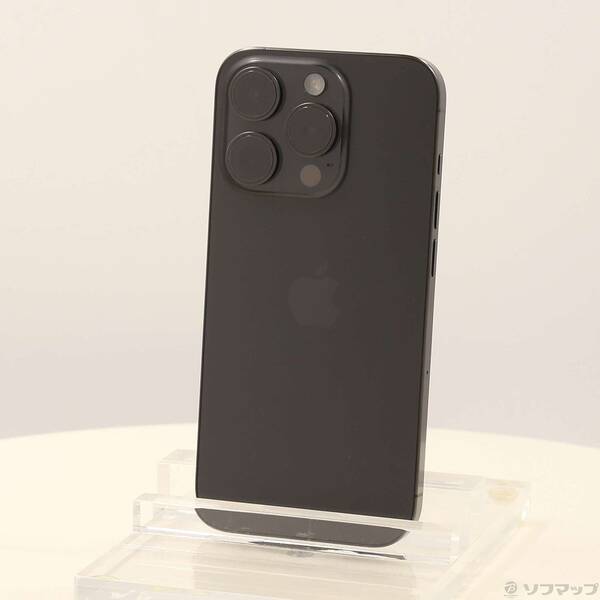 【中古】Apple(アップル) iPhone15 Pro 256GB ブラックチタニウム MTUC3J／A SIMフリー 【269-ud】