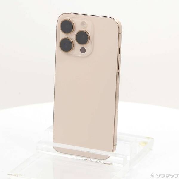 【中古】Apple(アップル) iPhone16 Pro 256GB デザートチタニウム MYN23J／A SIMフリー 【262-ud】