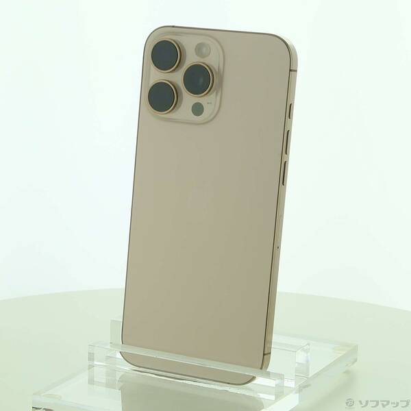 【中古】Apple(アップル) iPhone16 Pro Max 512GB デザートチタニウム MYWN3J／A SIMフリー 【349-ud】