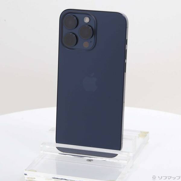 【中古】Apple(アップル) iPhone15 Pro Max 1TB ブルーチタニウム MU723J／A SIMフリー 【344-ud】