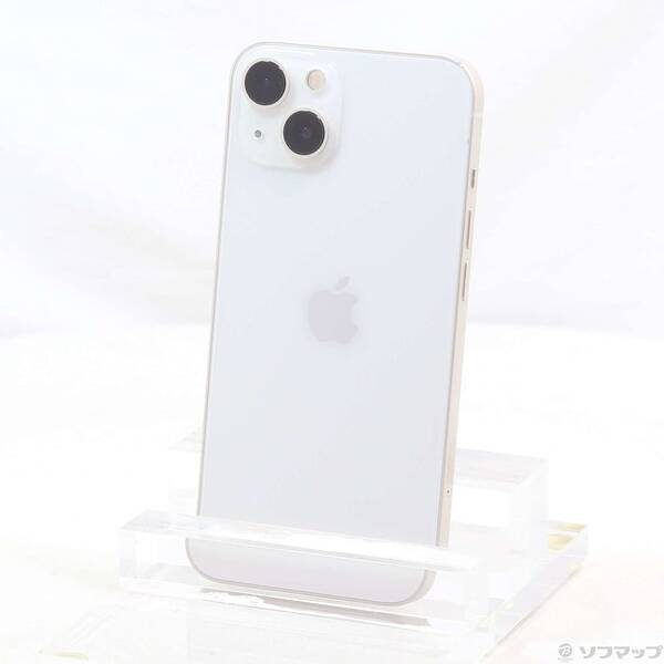 【中古】Apple(アップル) iPhone13 128GB スターライト MLND3J／A SIMフリー 【269-ud】