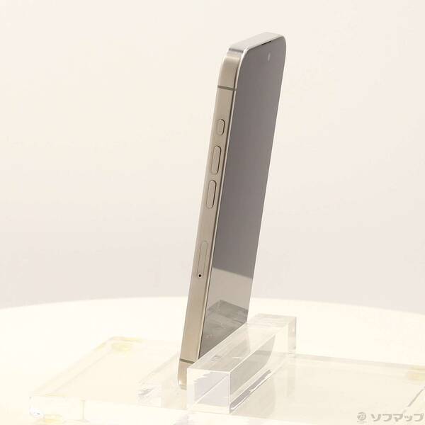 【中古】Apple(アップル) iPhone15 Pro 256GB ナチュラルチタニウム MTUF3J／A SIMフリー 【198-ud】