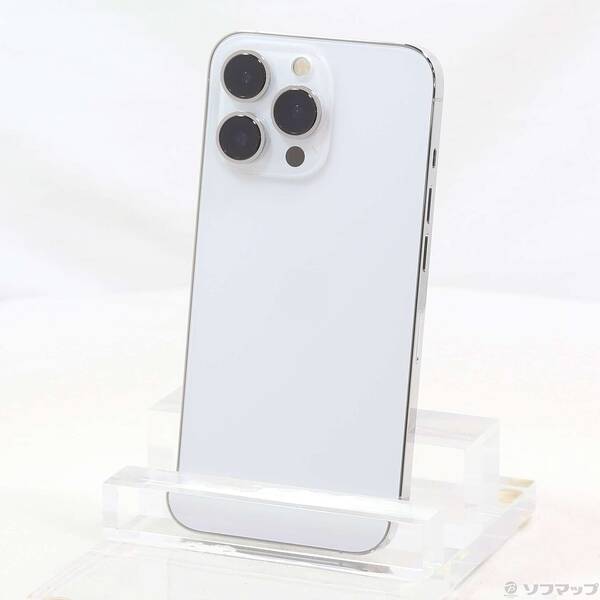 【中古】Apple(アップル) iPhone13 Pro 128GB シルバー MLUF3J／A SIMフリー 【196-ud】