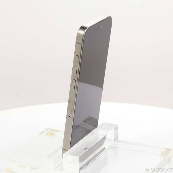 【中古】Apple(アップル) iPhone15 Pro 256GB ナチュラルチタニウム MTUF3J／A SIMフリー 【305-ud】
