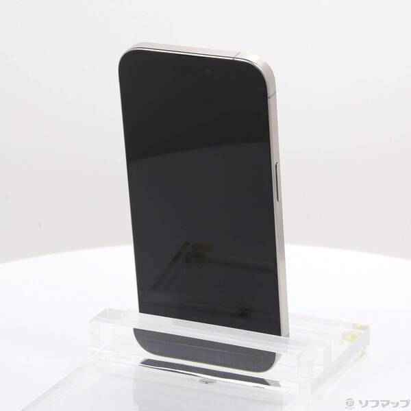 【中古】Apple(アップル) iPhone15 Pro 256GB ナチュラルチタニウム MTUF3J／A SIMフリー 【305-ud】