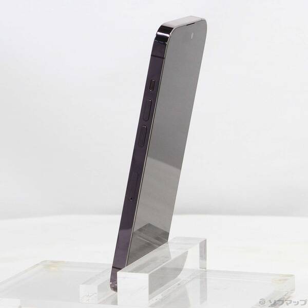 【中古】Apple(アップル) iPhone14 Pro 256GB ディープパープル MQ1E3J／A SIMフリー 【305-ud】