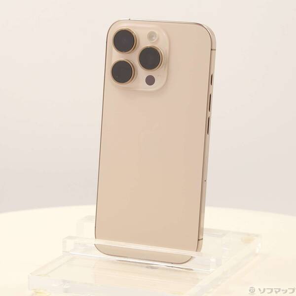 【中古】Apple(アップル) iPhone16 Pro 256GB デザートチタニウム MYN23J／A SIMフリー 【297-ud】