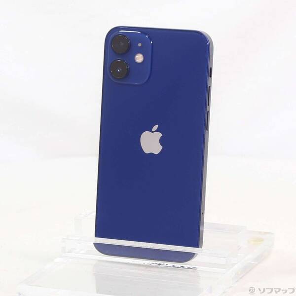 【中古】Apple(アップル) iPhone12 mini 128GB ブルー MGDP3J／A SIMフリー 【371-ud】