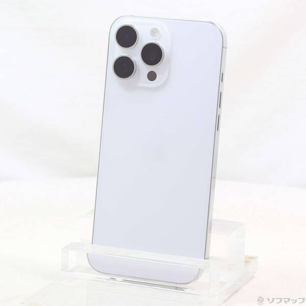 【中古】Apple(アップル) iPhone16 Pro Max 1TB ホワイトチタニウム MYWR3J／A SIMフリー 【258-ud】
