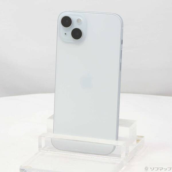 【中古】Apple(アップル) iPhone15 Plus 128GB ブルー MU0D3J／A SIMフリー 【276-ud】