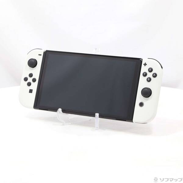 【中古】Nintendo(任天堂) Nintendo Switch 有機ELモデル Joy-Con(L)／(R) ホワイト 【344-ud】