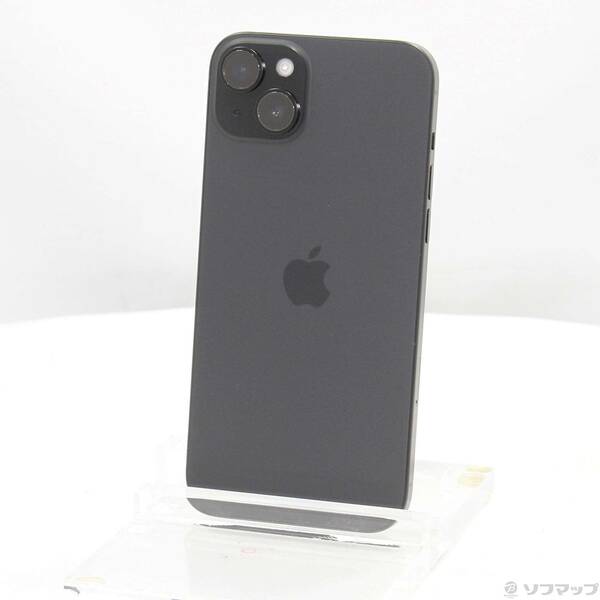 【中古】Apple(アップル) iPhone15 Plus 128GB ブラック MU083J／A SIMフリー 【344-ud】