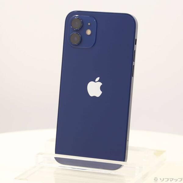 【中古】Apple(アップル) iPhone12 128GB ブルー MGHX3J／A SoftBank 【295-ud】