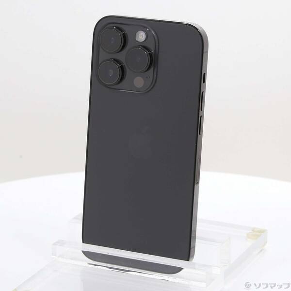 【中古】Apple(アップル) iPhone14 Pro 256GB スペースブラック MQ0Q3J／A SIMフリー 【344-ud】