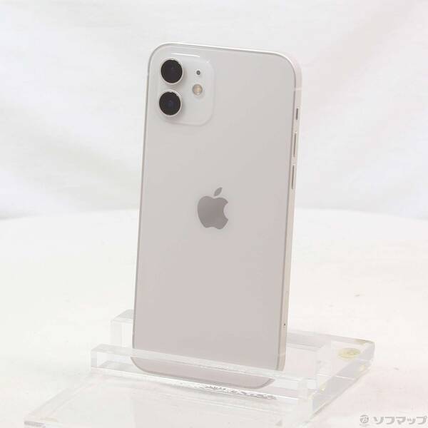 【中古】Apple(アップル) iPhone12 64GB ホワイト MGHP3J／A SIMフリー 【368-ud】