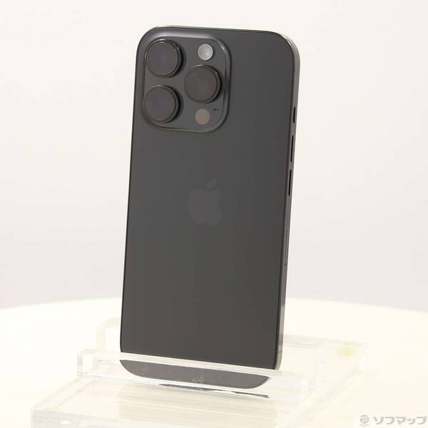 【中古】Apple(アップル) iPhone16 Pro 256GB ブラックチタニウム MYN03J／A SIMフリー 【198-ud】