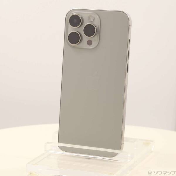 【中古】Apple(アップル) iPhone16 Pro Max 256GB ナチュラルチタニウム MYWK3J／A SIMフリー 【377-ud】
