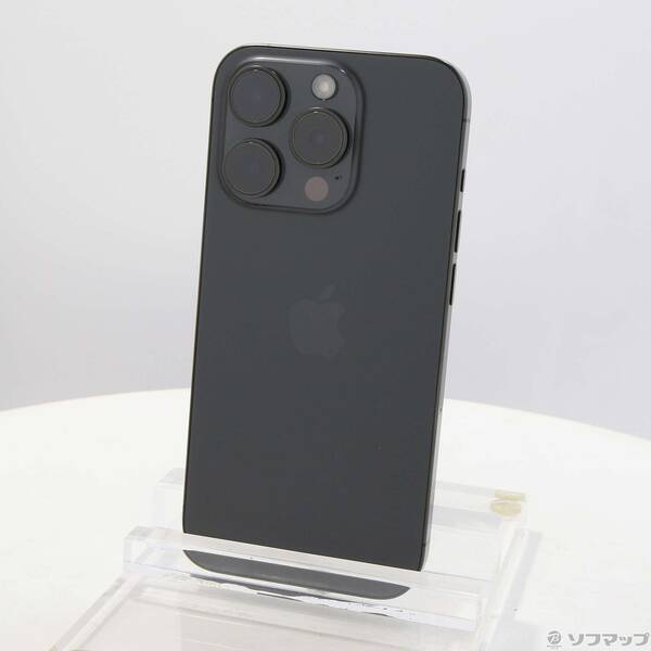 【中古】Apple(アップル) iPhone15 Pro 256GB ブラックチタニウム MTUC3J／A SIMフリー 【276-ud】