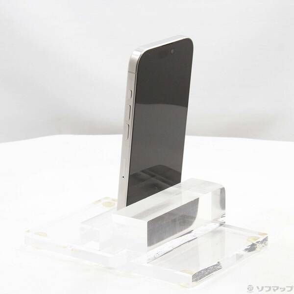 【中古】Apple(アップル) iPhone15 Pro 128GB ホワイトチタニウム MTU83J／A SIMフリー 【251-ud】