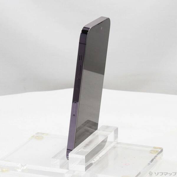 【中古】Apple(アップル) iPhone14 Pro 256GB ディープパープル MQ1E3J／A SIMフリー 【269-ud】