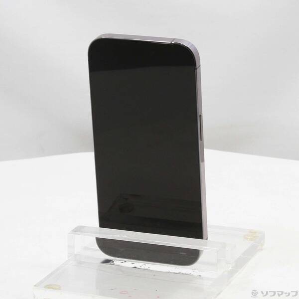 【中古】Apple(アップル) iPhone14 Pro 256GB ディープパープル MQ1E3J／A SIMフリー 【269-ud】