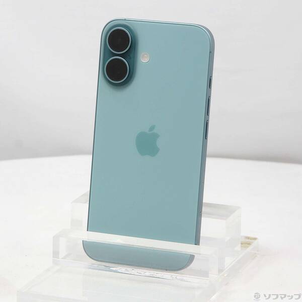 【中古】Apple(アップル) iPhone16 128GB ティール 3N395J／A SIMフリー 【344-ud】