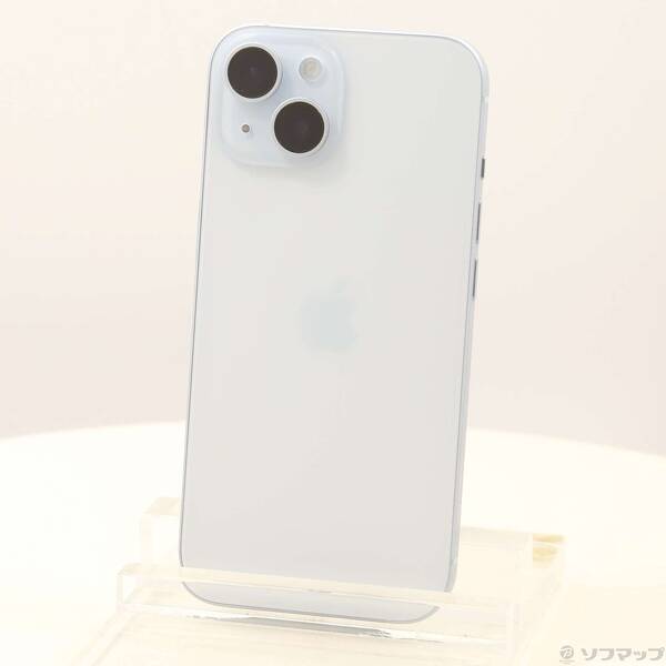 【中古】Apple(アップル) iPhone15 256GB ブルー MTMR3J／A SIMフリー 【295-ud】