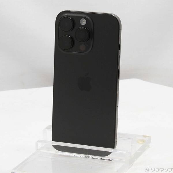 【中古】Apple(アップル) iPhone16 Pro 128GB ブラックチタニウム MYMV3J／A SIMフリー 【198-ud】
