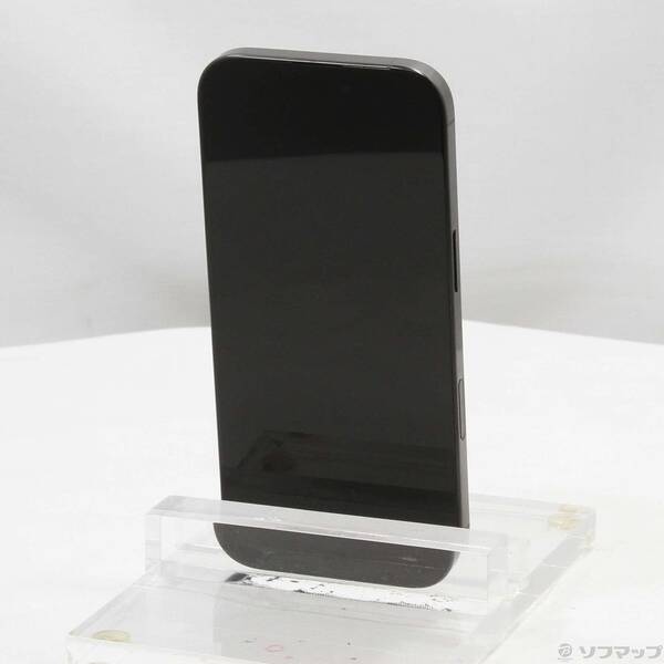 【中古】Apple(アップル) iPhone16 Pro 128GB ブラックチタニウム MYMV3J／A SIMフリー 【198-ud】
